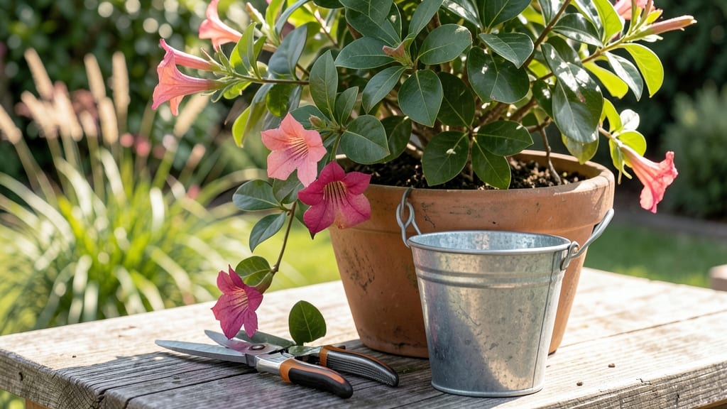 Dipladenia Plant Pruning: Year-Round Blooms With 3 Seasonal Trims