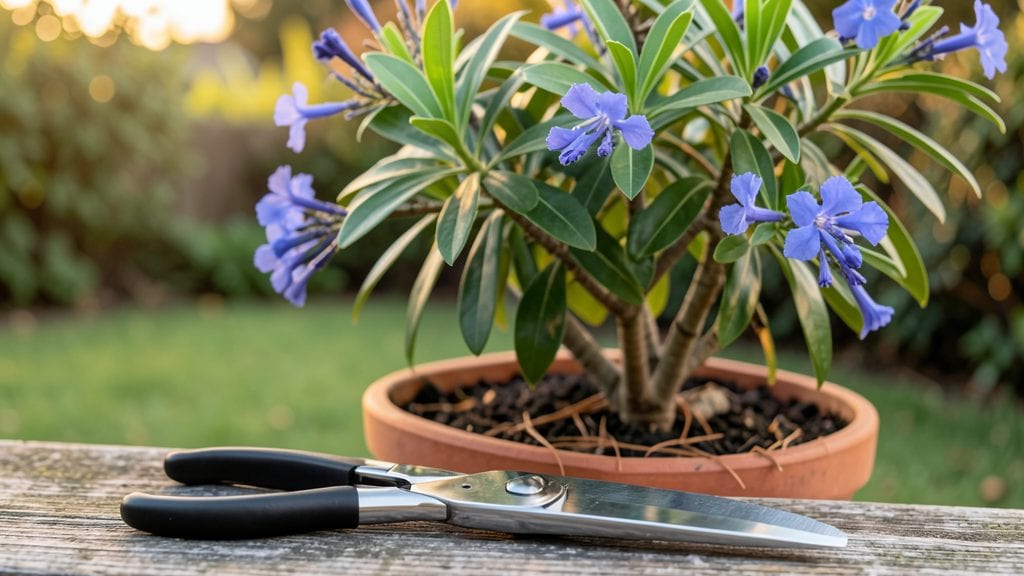Plumbago Plant Pruning: Precision Trimming for Longer Blooms