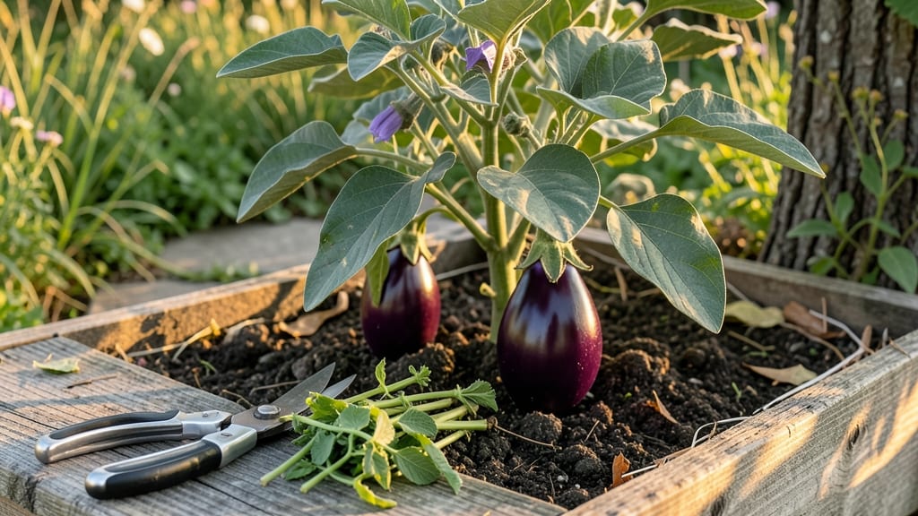 Pruning Aubergine Plants: Year-Round Harvests With 3 Strategic Trims
