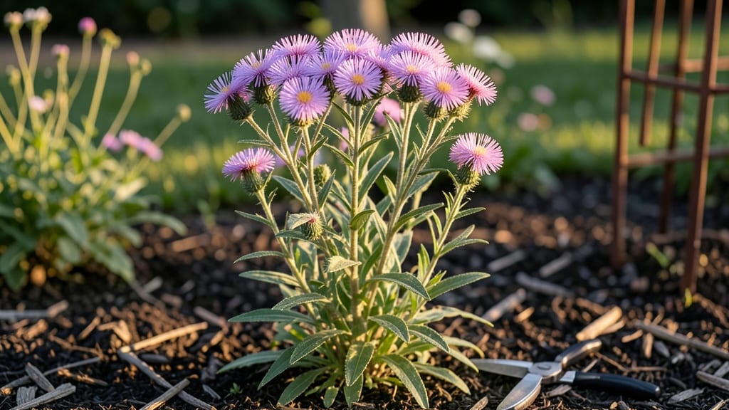 Tall Aster Plant: Year-Round Blooms With Minimal Pruning Needs